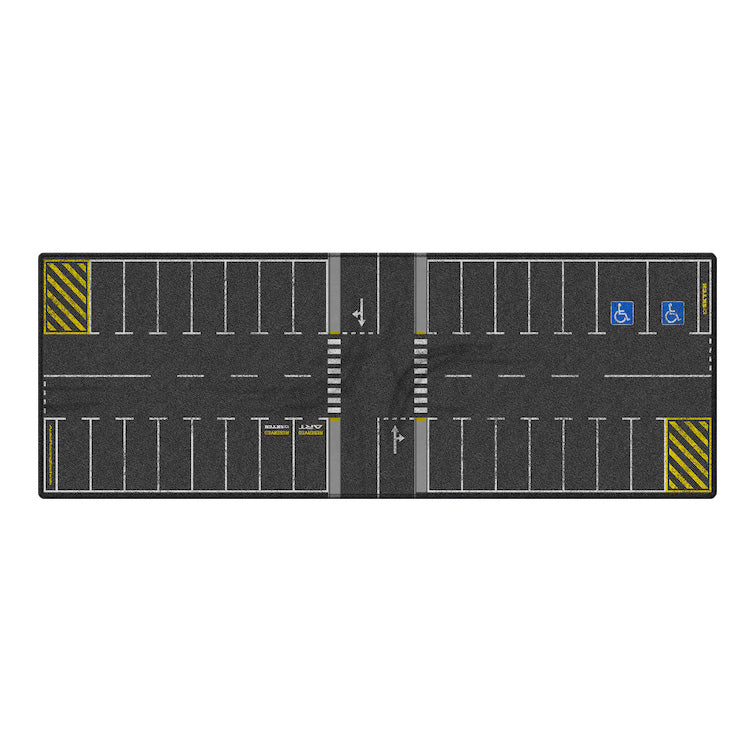 LUNCHBOX Dis-Play Mat 1:64 scale - Open carpark scene
